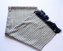 1960's Retro Men's Tootal Scarf Reversible With Tassels