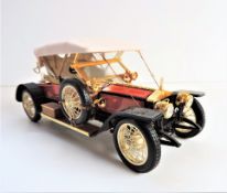 Franklin Mint 1910 Rolls-Royce Balloon Roadster Diecast Model Car Scale 1:24