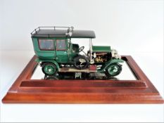 Franklin Mint 1907 Rolls-Royce Silver Ghost Touring Sedan In Green 1:24 Scale