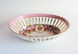 Vintage Limoges Porcelain Bon Bon/Trinket Dish Hand Painted & Gilded