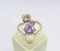 Sterling Silver Gemstone Ring New With Gift Pouch