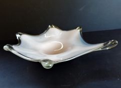 Murano Sommerso Freeform Centrepiece Circa 1970's
