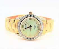 Ladies Ingersoll Gems Diamond & Sapphire Bracelet Watch