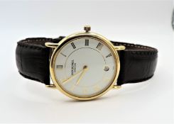 Gents Raymond Weil 18k Gold Plated Watch 9124-2