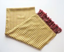 1960's Retro Men's Tootal Scarf With Tassels