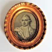 Antique Engraved Portrait Louis XVIII King of France By Luigi Schiavonetti