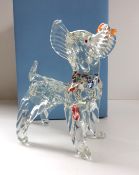 Vintage Murano Glass Dog c. 1960's Large 20cm Tall