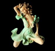 Circa 1970's Signed A. Santini Sculpture 27cm High