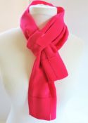 Fuchsia Pink Silk Scarf 150cm Long