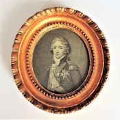 Antique Engraved Portrait Louis Antoine Last Dauphin of France By Luigi Schiavonetti.