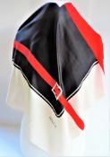 HILCA Silk Scarf Hand Rolled & Stitched Made In Italy