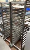2 Stainless Steel Trolleys