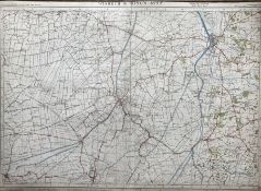Wisbech & Kings Lynn Cloth Backed 1930 Engineering Working Map.