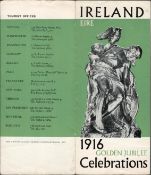 Rare 1966 Easter Rising 50th Anniversary Programme of Events Brochure