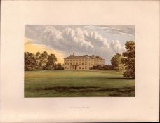 Farnham House Cavan Ireland Gilt-Edge Coloured Antique Book Plate.