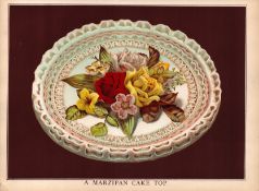 Marzipan Cake T. Percy Lewis & A.G Bromley Antique Chromolithograph Print
