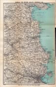 Dublin The Boyne Valley & Dundalk Vintage 1George V 1927 Map.