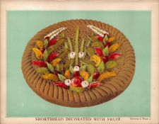 Fruit Shortbread T Percy Lewis AG Bromley Antique Chromolithograph Print