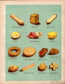 Biscuit Selection T. Percy Lewis A.G Bromley Antique Chromolithograph Print