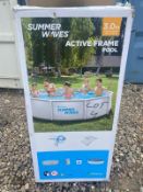 Lot 4 Summer Waves Active Frame Pool 3m