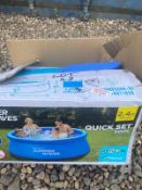 Lot 28 Summer Waves Quick Set Pool 2.4m
