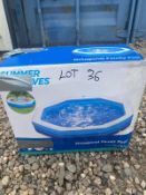 Lot 36 Summer Waves Octagonal Family Pool 2.79 x 2.79 x56 cm