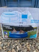 Lot 34 Summer Waves Quick Set Pool 2.4m
