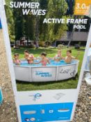 Lot 8 Summer Waves Active Frame Pool 3m