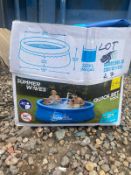 Lot 27 Summer Waves Quick Set Pool 2.4m