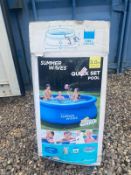 Lot 19 Summer Waves Quick Set Pool 3m