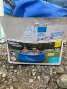 Lot 7 Summer Waves Quick Set Pool 2.4m
