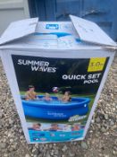 Lot 16 Summer Waves Quick Set Pool 3m