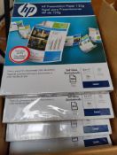 5 x Reem's (of 200) of HP Presentation Paper 120G