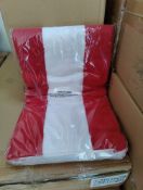 Luxury Red and White Large Towel