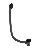 Brand New Boxed Bathstore Aero Bath Waste With Overflow - Matt Black RRP £49 **No Vat**