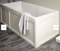 Brand New Boxed Bathstore Savoy Bath End Panel 800mm - Old English White RRP £50 **No VAT**