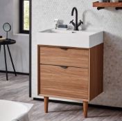 Brand New Boxed Bathstore Noir Craft 600mm Basin Unit + Basin RRP £499 **No VAT**