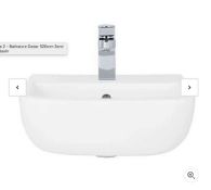 Brand New Boxed Bathstore Cedar 520mm Semi Recessed Basin RRP £120 **No Vat**
