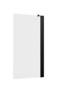 Brand New Boxed Bathstore Noir Fixed Bath Screen Black RRP £200 **No Vat**