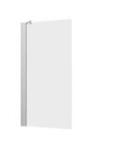 Brand New Boxed Bathstore Gleam Silver Fixed Bath Screen RRP £200 **No VAT**
