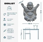 40 x Laughing Baby Monk Moss Washed - Garden Decor - Total RRP £1,679.60