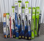 QTY Job Lot Mix Various Car Windscreen Wipers Various Sizes New Old Stock Lot#713