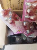 Box of Red Lightbulbs