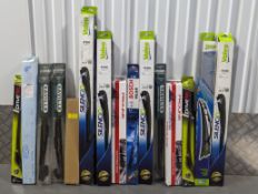 QTY Job Lot Mix Various Car Windscreen Wipers Various Sizes New Old Stock Lot#708