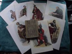 Scottish Clan Tartans Published by R.W. Forsyth Ltd. Glasgow - Circa 1920's + 7 X Clan Lithograph...