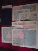 30 X Maps & Charts from Philip's Mercantile Marine Atlas of the World - Fourth Edition 1913