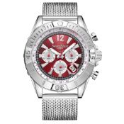 Ltd Ed Swan & Edgar Honour Mechanical Quartz Hybrid silver cherry - FREE DELIVERY & 5 YEAR WARRA...