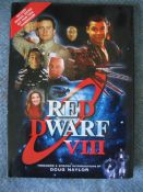 Red Dwarf VIII The Official Book Hardcover 1999- Signed Robert Llewellyn Kryten