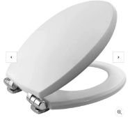 Brand New Boxed Bathstore Bemis Madison Ultra-Fix Toilet Seat - White RRP £35 **No Vat**