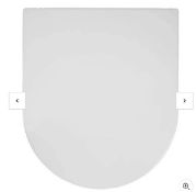 Brand New Boxed Bathstore Falcon Slim Toilet Seat - White RRP £55 **No VAT**